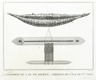 1. Catimarron du Cap de Diemen. 2. Pirog… First Nations History