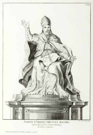 Statva D’Vrbano VIII.Pont.Massimo Figures & Statues