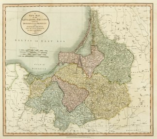 A New Map of the Kingdom of Prussia, wit… Germany