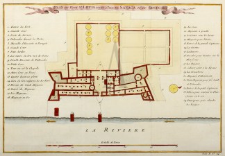 Plan Du Fort St Louis Dans L’Isle … Africa Countries