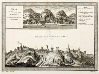 Vue Sud-Ouest Du Chateau de Tobolsk. Russia