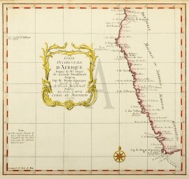 Coste Occidentale D Afrique Depuis le XI Degre’ de Latitude Meridionale Jusqu’au Cap de Bonne Esperance… AFRICA Coste Occidentale D Afrique Depuis le XI Degre' de Latitude Meridionale Jusqu'au Cap de Bonne Esperance...