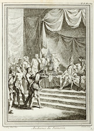 Audiance du Samorin. India