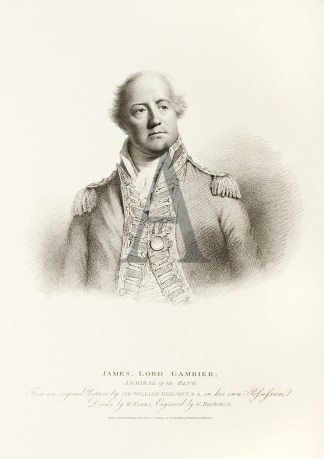 James. Lord Gambier, Admiral of the Blue… Australian