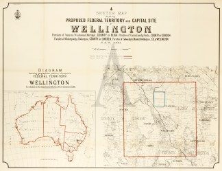 Sketch map showing proposed Federal Terr… Australian Capital Territory