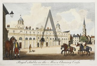 Royal Stables on the Mews Charing Cross. Equestrian