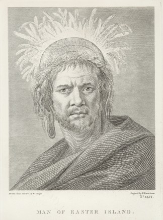 Man of Easter Island. Captain Cook