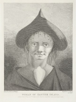 Woman of Easter Island. Captain Cook