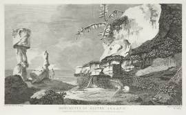 Monuments in Easter Island.