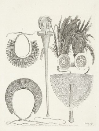Ornaments and Weapons at the Marquesas, … Captain Cook