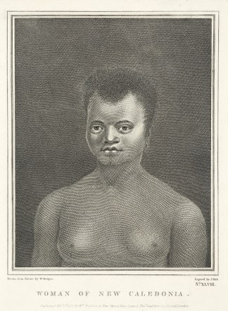 Woman of New Caledonia. Captain Cook