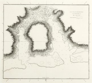 Sketch of the harbours on the north side… Captain Cook