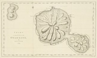 Chart of the Island Otaheite, by Lieut. … Acquisitions Maps