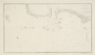 Sketch of Tongataboo Harbour, 1777. Captain Cook
