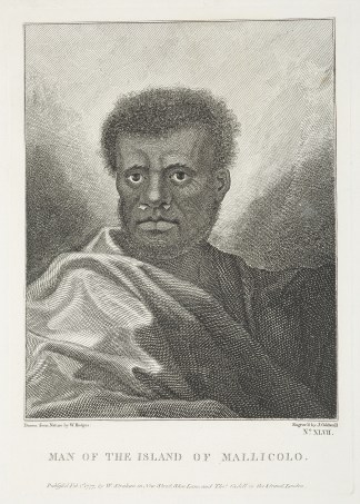 Man of the Island of Mallicolo. Captain Cook