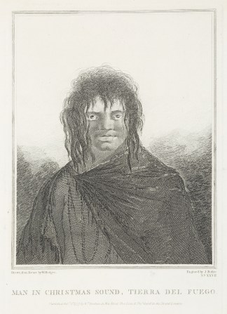 Man in Christmas Sound, Tierra del Fuego… Captain Cook