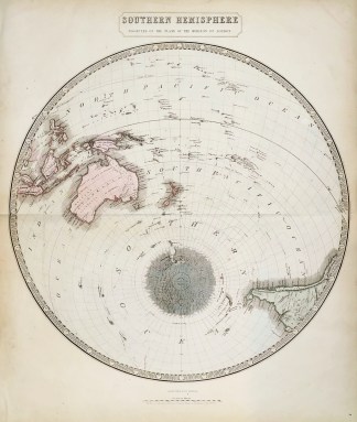 Southern Hemisphere Projected on the Pla… Hemispheres