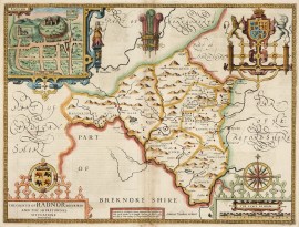 The Countie of Radnor Described and the Shyretownes Sittuatione Anno 1610. sic