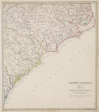 North America Sheet XI parts of North an… United States