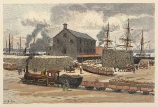 Shipping Wheat at Port Pirie. Australiana (General)