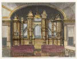 The Great Organ in the Melbourne Town Hall.