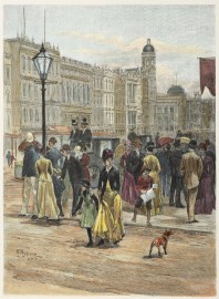 View in Collins Street, Melbourne.