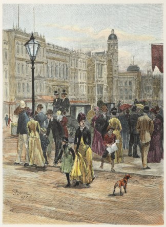 View in Collins Street, Melbourne. Melbourne