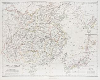 China and Japan by Keith Johnston, F.R.S… East Asia