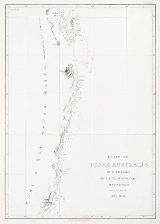 Chart of Terra Australis by M. Flinders … New South Wales