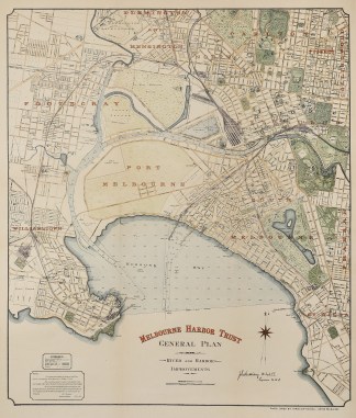Melbourne Harbour Trust General Plan She… Town Plans