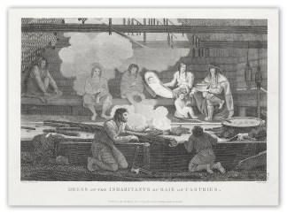 Dress of the Inhabitants of Baie de Cast… Russia