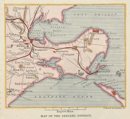 Map of the Geelong District. Acquisitions Maps