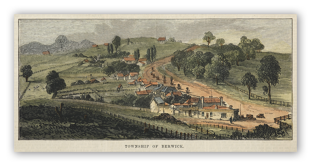 Township of Berwick. - Antique View from 1877