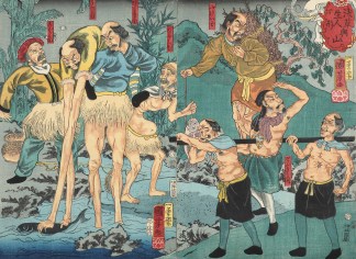 Life-sized Dolls Exhibited at Asakusa Ok… JAPANESE WOODBLOCKS