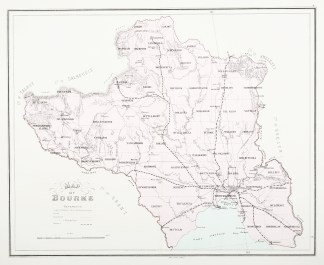 Map of Bourke Victoria