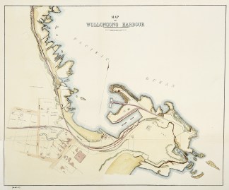 Map of Wollongong Harbour Town Plans