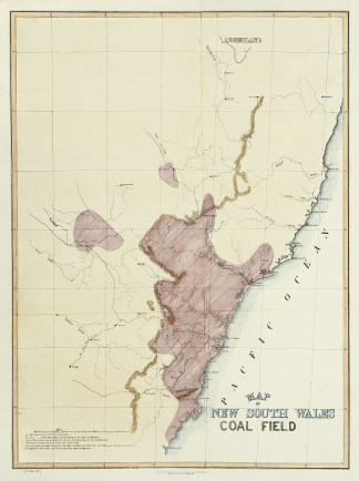 Map of New South Wales Coal Field. New South Wales