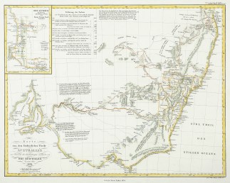 Karte von dem Sudostlichen Theile Austra… New South Wales