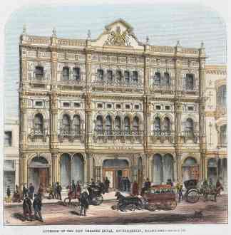 Exterior of the New Theatre Royal, Bourk… Melbourne Exterior of the New Theatre Royal, Bourk… Melbourne
