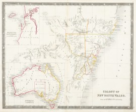 Colony of New South Wales. Swan River Settlement. Australia.