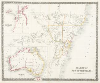 Colony of New South Wales. Swan River Se… Australia (General)