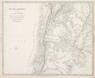 South America Sheet IV La Plata and Chil… South America
