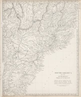 South America Sheet III South Brazil wit… South America