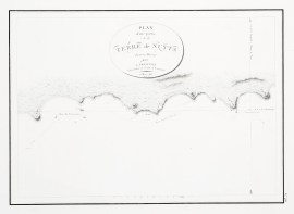 Plan d'une Partie de la Terre de Nuyts Leve et dresse par L. Freycinet Commandant de la Goelette de Casuarina.