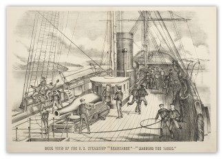 Deck view of the U.S. Steamship “K… SHIPS & YACHTS