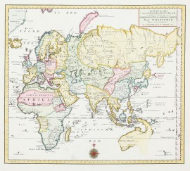 Nieuwe kaart van het Oostelykste Deel der Weereld, Dienende tot Aanwyzing van de Scheepstogten der Nederlanderen naar Oostindie Volgens de Laatste Ontdekkingen Africa Continent Nieuwe kaart van het Oostelykste Deel der Weereld, Dienende tot Aanwyzing van de Scheepstogten der Nederlanderen naar Oostindie Volgens de Laatste Ontdekkingen