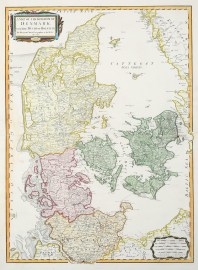 A Map of the Kingdom of Denmark, with the Duchy of Holstein. By William Faden, Geographer to the King.