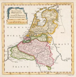 The Seven United Provinces with the Austrian, French & Dutch Netherlands.