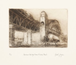 Harbour Bridge from Milson’s Point Paul Joyce (Sydney Etchings)