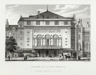 Theatre de la Porte St. Martin. France & Monaco